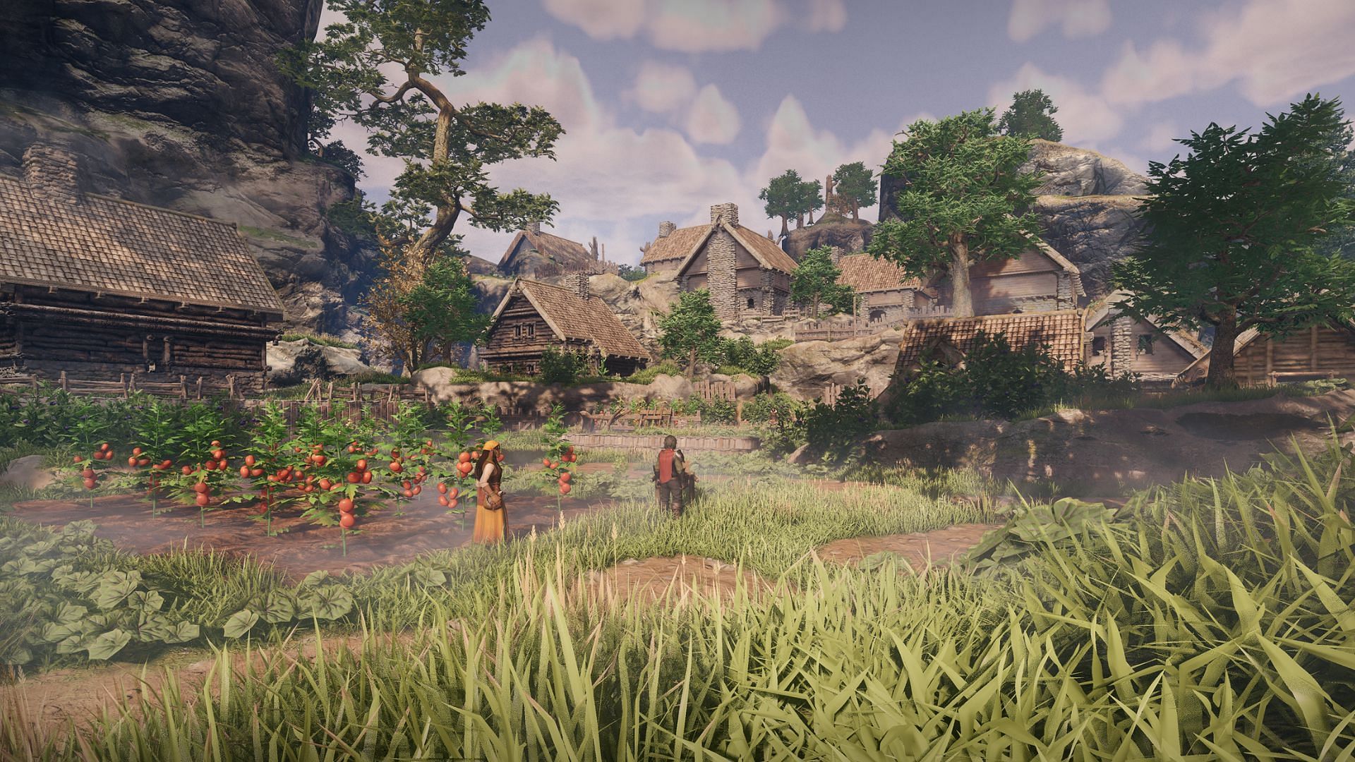 Farming in Enshrouded (Image via Keen Games)